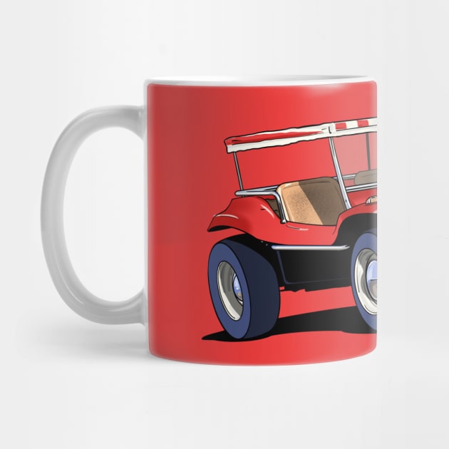 Baja Beach Buggy in Red by Webazoot